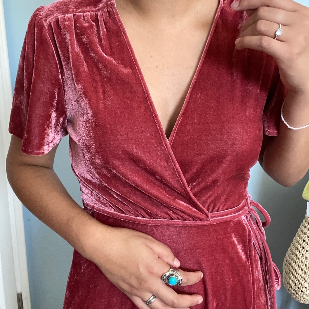 Pretty little thing velvet dress